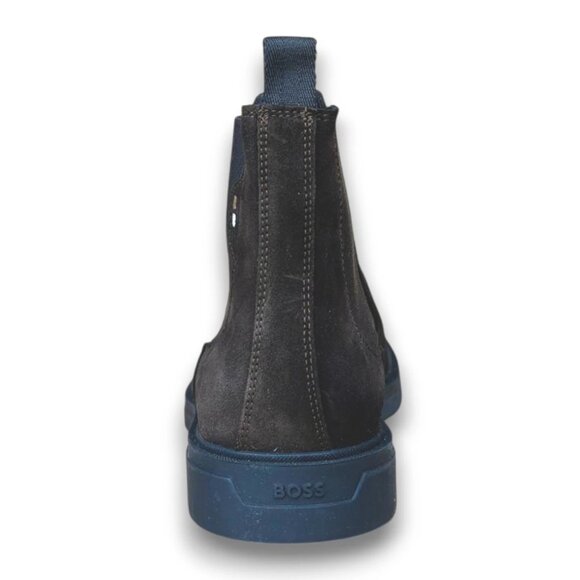 BOSS Calev Chelsea Boots Men's Dark Brown Suede US 9 (UK 8 EU 42) MSRP $230 - Picture 3 of 5